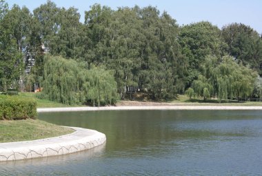 Şehir parkında yaz