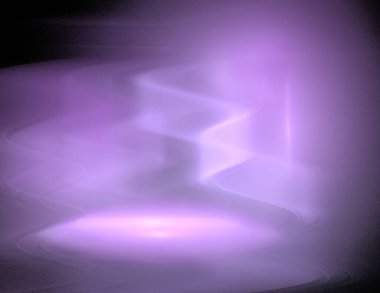 Siyah Renk Üzerine Bir Dijital Fraktal Resmi