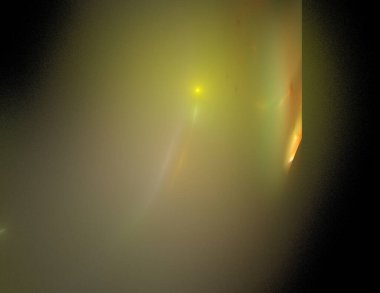 Siyah Renk Üzerine Bir Dijital Fraktal Resmi