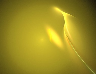 Siyah Renk Üzerine Bir Dijital Fraktal Resmi