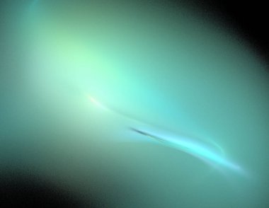 Siyah Renk Üzerine Bir Dijital Fraktal Resmi