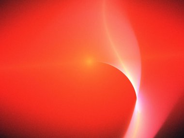 Siyah Renk Üzerine Bir Dijital Fraktal Resmi