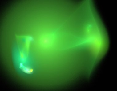 Siyah Renk Üzerine Bir Dijital Fraktal Resmi