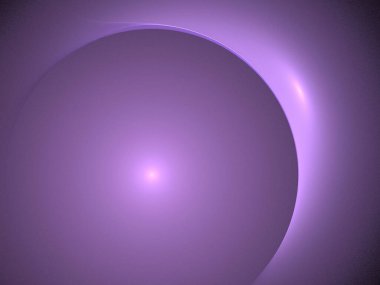 Siyah Renk Üzerine Bir Dijital Fraktal Resmi