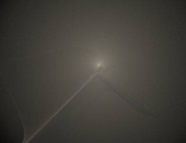 Siyah Renk Üzerine Bir Dijital Fraktal Resmi