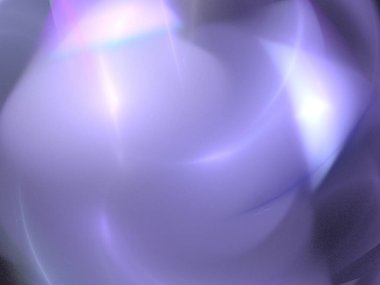 Siyah Renk Üzerine Bir Dijital Fraktal Resmi