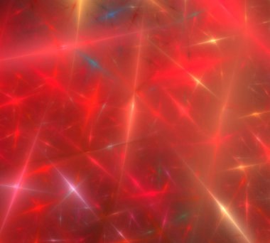 Siyah Renk Üzerine Bir Dijital Fraktal Resmi