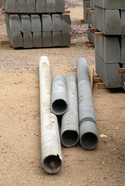 Edge Stone Pack Coupled Tubes Day — Stock Photo, Image