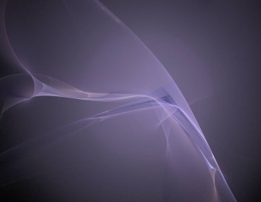 Siyah Renk Üzerine Bir Dijital Fraktal Resmi