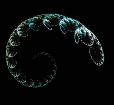 Siyah arkaplana birçok renk yerleştirilmiş yaratıcı illüstrasyon