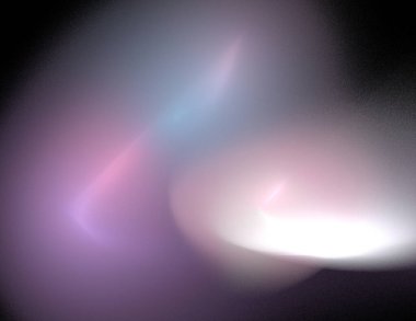 Siyah Renk Üzerine Bir Dijital Fraktal Resmi