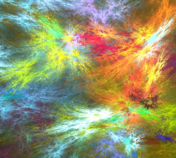 Afbeelding Van Een Digitale Fractal Zwarte Kleur — Stockfoto