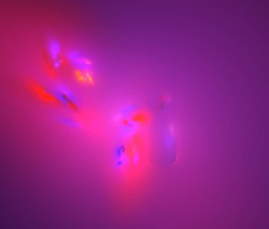 Siyah arkaplanda dijital fraktal