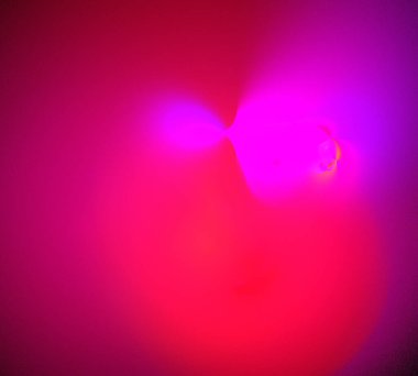 Siyah Renk Üzerine Bir Dijital Fraktal Resmi