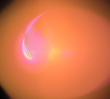 Siyah Renk Üzerine Bir Dijital Fraktal Resmi