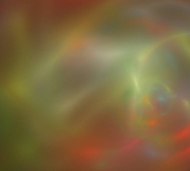 Siyah Renk Üzerine Bir Dijital Fraktal Resmi