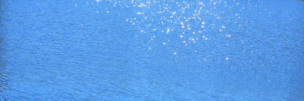 Brilho Água Lagoa Parque Cidade — Fotografia de Stock