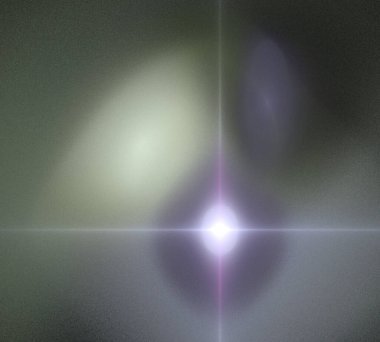 Siyah Renk Üzerine Bir Dijital Fraktal Resmi