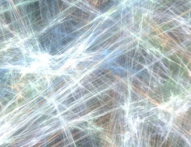 Siyah Renk Üzerine Bir Dijital Fraktal Resmi