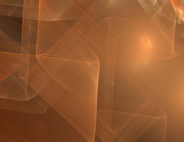 Siyah Renk Üzerine Bir Dijital Fraktal Resmi