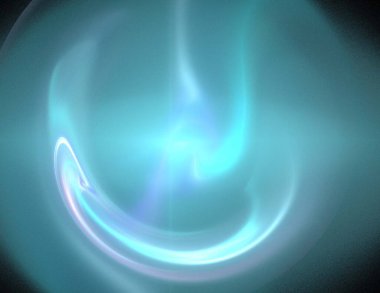 Siyah Renk Üzerine Bir Dijital Fraktal Resmi