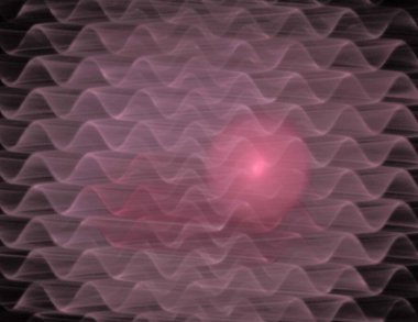 Siyah Renk Üzerine Bir Dijital Fraktal Resmi