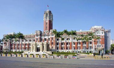 Taipei, Tayvan - Sept.30,2018 Tayvan Taipei şehir merkezinde bulunan Cumhurbaşkanlığı Ofis Binası.