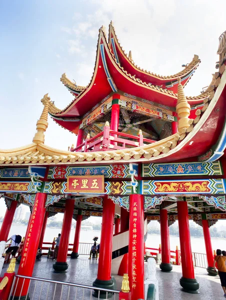 Kaohsiung Taiwan Dezembro 2018 Buddest Temple Structure Kaohsiung Taiwan Clear — Fotografia de Stock