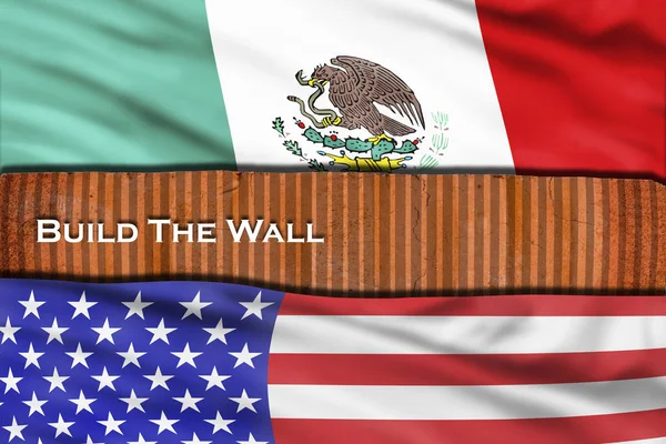 Construye Muro Con Estados Unidos México —  Fotos de Stock