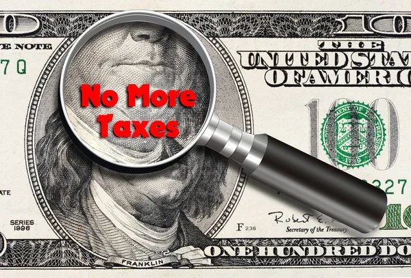 No más impuestos . — Foto de Stock