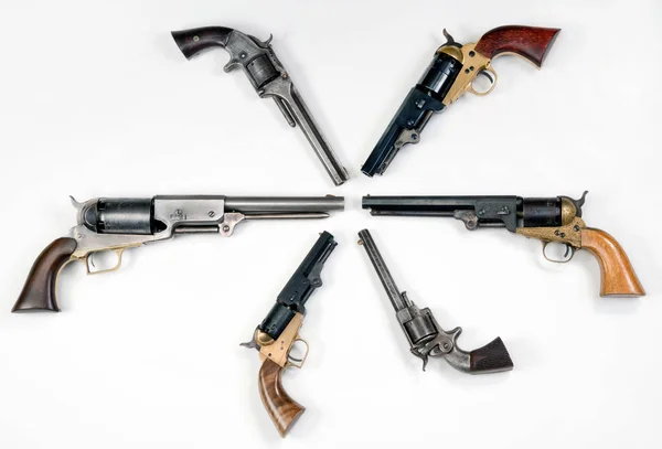 Western Pistols of the Old West. — Stock Photo, Image