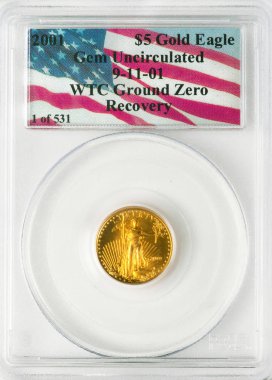 Dünya Ticaret Merkezi altın kartal kurtarıldı.