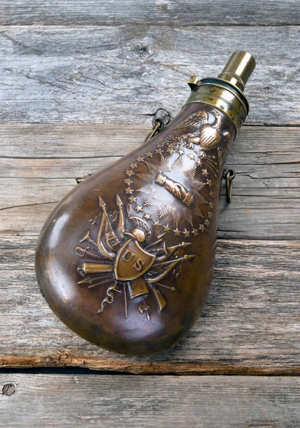 Antique Gunpowder Flask.