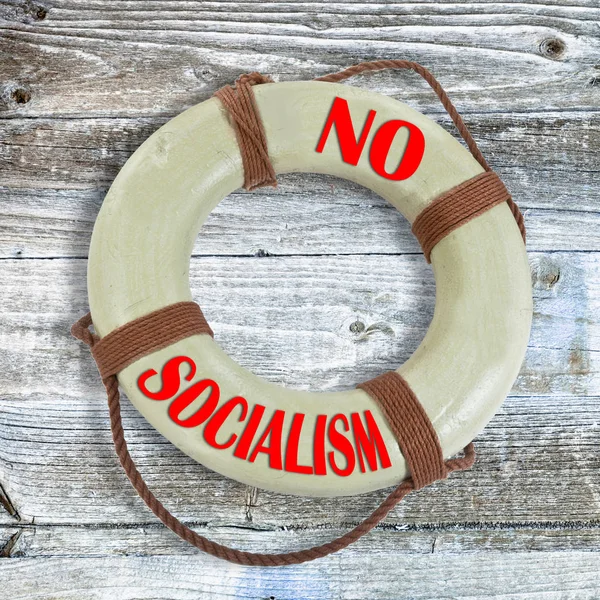 No Socialism Lifesaver. — Stok fotoğraf