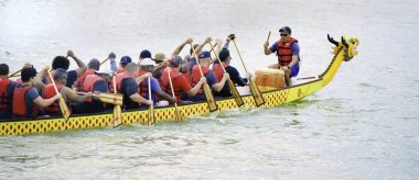 Dragon Boat Race. clipart
