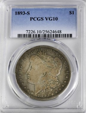 Nadir 1893 S Gümüş Dolar.
