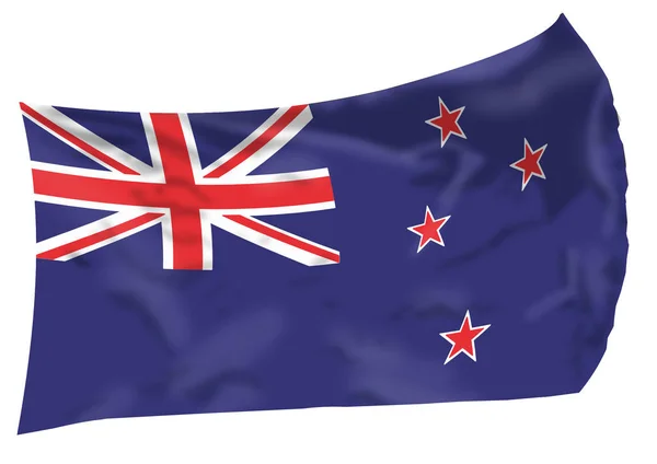 Yeni Zelanda bayrağı. — Stok fotoğraf