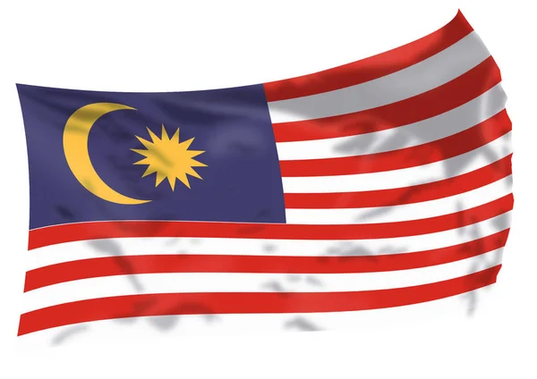 Bendera Malaysia. — Stok Foto