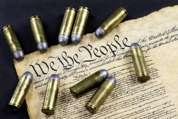 We the People and Bullets. — Stock Photo, Image