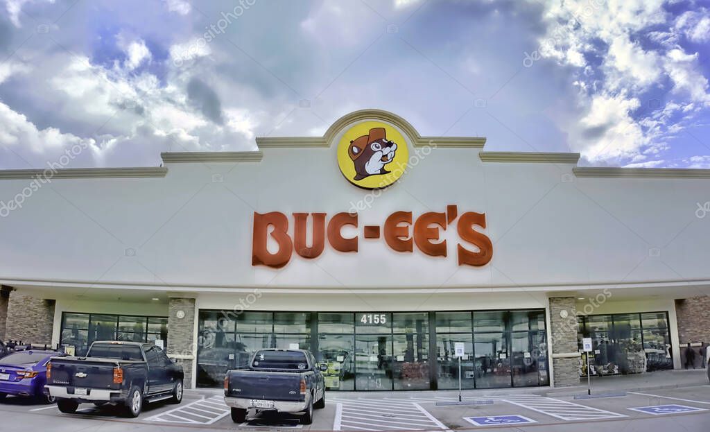 Temple,Texas - Oct.10,2019 -  The Buc-ee's chain of larger-than-life mega-convenience stores in Texas have over 60,0000 sq feet of store space and 84 gas pumps.