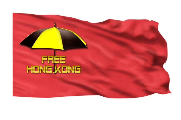自由香港运动. — 图库照片