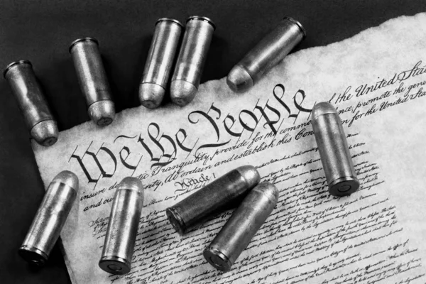 We the People and Bullets. — Stock Photo, Image