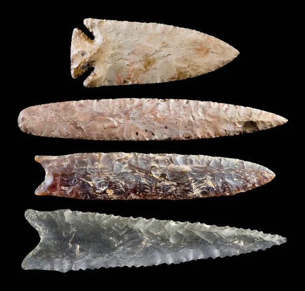Real American Indian Arrowheads Made 000 — Stock Photo, Image