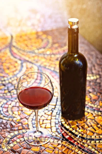 Vinho Tinto Derramado Restaurante — Fotografia de Stock