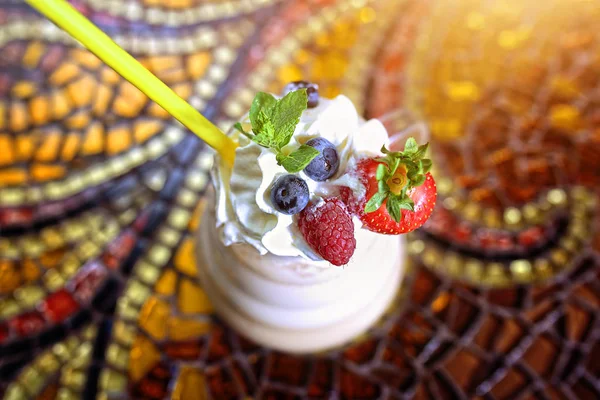 Leckeres Dessert Aus Vanillefrüchten — Stockfoto