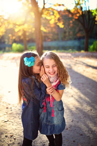 Young Friends Have Fun Sunny Day — Stock Photo, Image