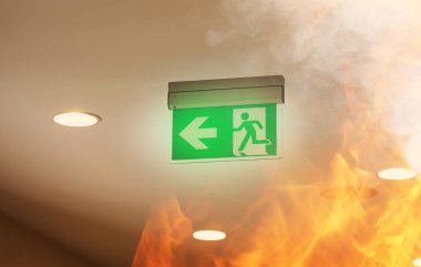 Ofis binasında büyük yangın