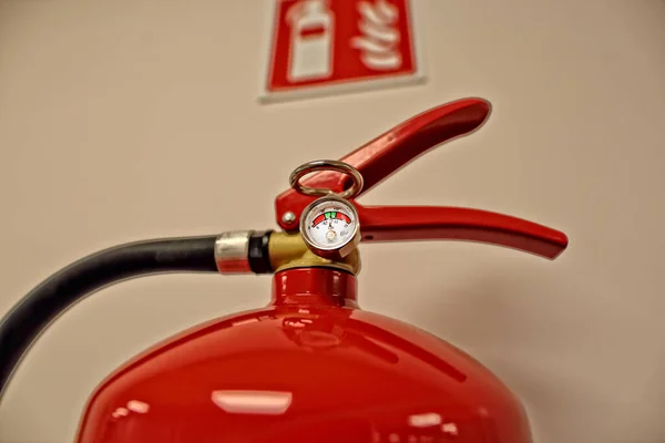 Fire Extinguisher Work Place Office — Stock Photo, Image