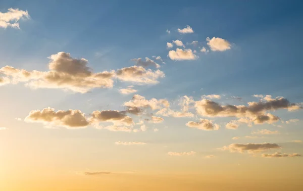 Solnedgång Himlen Sommartid — Stockfoto