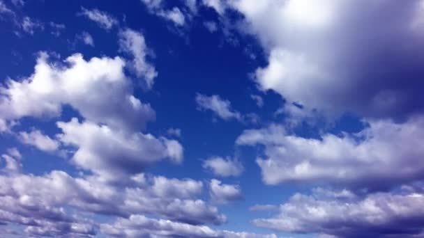 Lapse Video Floating Clouds — Stock Video